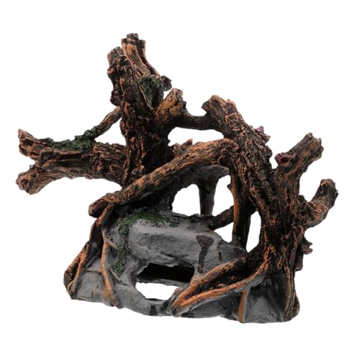 VERDANVERSE Aquarium Deko Resin Baumstamm Hohl Versteck Naturgetreues Künstliches Schwemmholz Ornament mit Versteck für Garnelen Betta Fische Wasserdichtes Aquarium Zubehör für Unterwasser VERDANVERSE Aquarium Deko Resin Baumstamm Hohl Versteck Naturgetreues Künstliches Schwemmholz Ornament mit Versteck für Garnelen Betta Fische Wasserdichtes Aquarium Zubehör für Unterwasser von VERDANVERSE