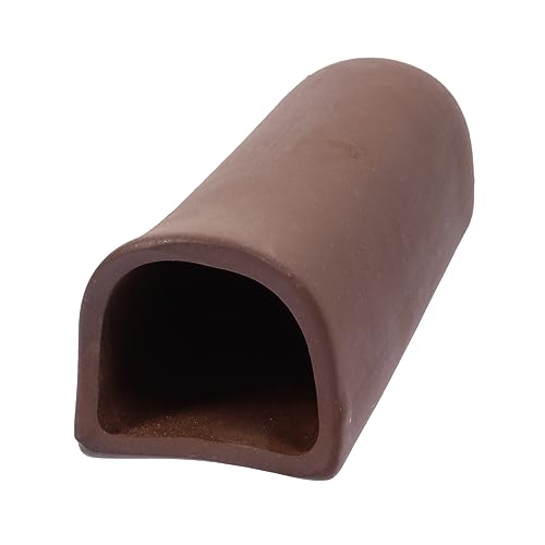 VERDANVERSE Aquarium Garnelenhaus Snapper Tank Fischtunnel Gefälschtes Aquarium Höhlen Garnelenhöhle Dekoration Fischzuchtröhre Buntbarsch Kleine Aquarienpumpe Wasser- Schildkröte Dock Keramik von VERDANVERSE