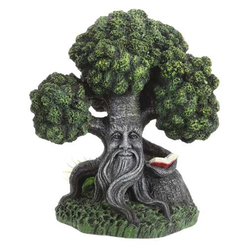 VERDANVERSE Aquarium Landschaftsbau Baum Aquarium Versteck klein live Aquarium Landschaftsgestaltung Dekoration Aquarienpflanzen LED Panzer Aquarium-Dekorationsbaum Desktop-Aquarienbaum Harz von VERDANVERSE