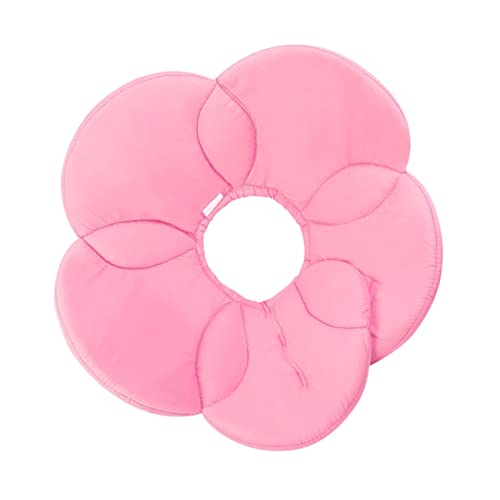 VERDANVERSE Blumenkrause für Haustiere Elizabethanischer Schutzkragen XL Leckschutz für Hunde Operation Atmungsaktiv und Bequem bei Verletzungen und Wunden von VERDANVERSE