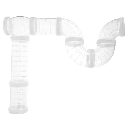 VERDANVERSE DIY Hamstertunnel Set Transparent Flexibler Haustier Rohrbau Geräuscharme Verbindung Leichte für Hamster und Kleine Kleintiere Fördert Bewegung und Spielspaß VERDANVERSE DIY Hamstertunnel Set Transparent Flexibler Haustier Rohrbau Geräuscharme Verbindung Leichte für Hamster und Kleine Kleintiere Fördert Bewegung und Spielspaß von VERDANVERSE