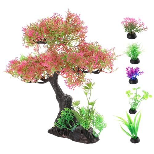VERDANVERSE Dekoratives Set aus Kunststoff Aquarium Pflanzen Fische Tank Pflanzen Dekoration Künstliche Wasserpflanzen für Süß und für Aquarien und Heimdekoration VERDANVERSE Dekoratives Set aus Kunststoff Aquarium Pflanzen Fische Tank Pflanzen Dekoration Künstliche Wasserpflanzen für Süß und für Aquarien und Heimdekoration von VERDANVERSE