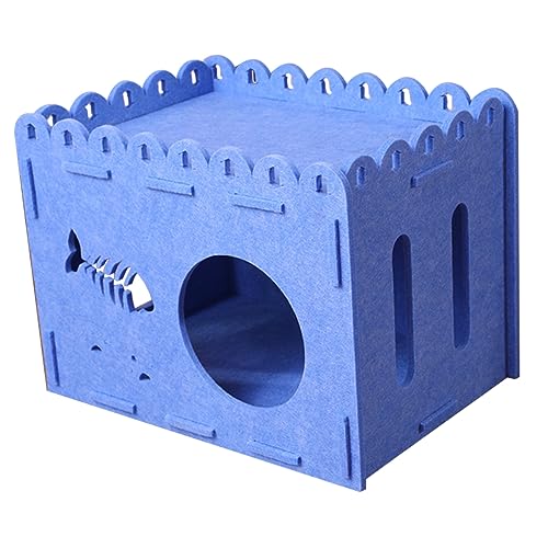 VERDANVERSE Detachable Katzenhaus aus Filz Atmungsaktives Kratzbrett für Katzen und Kleine Quadratisch Langlebig Schlafplatz für Haustiere VERDANVERSE Detachable Katzenhaus aus Filz Atmungsaktives Kratzbrett für Katzen und Kleine Quadratisch Langlebig Schlafplatz für Haustiere von VERDANVERSE