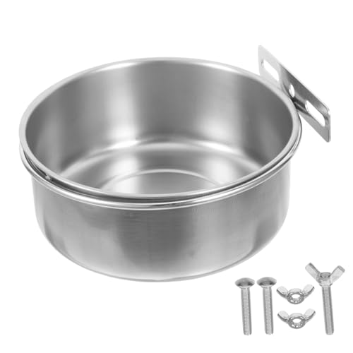 VERDANVERSE Edelstahl Vogelfutternapf mit Halter Multifunktional für Futter und Wasser Hygienisch Glatte Futter und Wasserschale Passend für Papageien und Wellensittiche VERDANVERSE Edelstahl Vogelfutternapf mit Halter Multifunktional für Futter und Wasser Hygienisch Glatte Futter und Wasserschale Passend für Papageien und Wellensittiche von VERDANVERSE