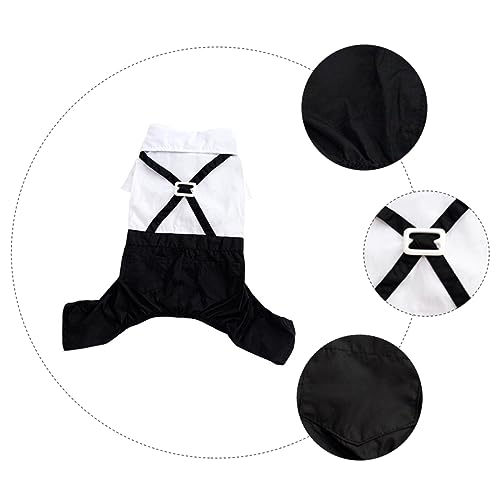 VERDANVERSE Eleganter Hochzeitsanzug für Stilvolles Hundekostüm mit Fliege und Hosenträger Outfit für Besondere Anlässe und Fotoshootings Schnell Trocknend VERDANVERSE Eleganter Hochzeitsanzug für Stilvolles Hundekostüm mit Fliege und Hosenträger Outfit für Besondere Anlässe und Fotoshootings Schnell Trocknend von VERDANVERSE