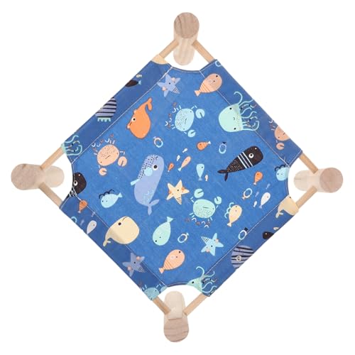 VERDANVERSE Eleviertes Hamsterbett mit Atmungsaktivem Holzgestell Abnehmbare Kleine Haustier Hängematte Stabiles und Platzsparendes Feldbett für Hamster Kaninchen Meerschweinchen und VERDANVERSE Eleviertes Hamsterbett mit Atmungsaktivem Holzgestell Abnehmbare Kleine Haustier Hängematte Stabiles und Platzsparendes Feldbett für Hamster Kaninchen Meerschweinchen und von VERDANVERSE