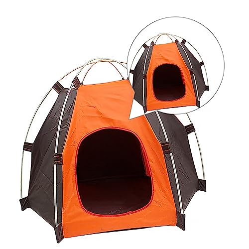 VERDANVERSE Faltbares Wasserdichtes Haustierzelt für Kleine Hunde und Katzen Atmungsaktives und Tragbares Tiernest für Outdoor Aktivitäten für Camping und Reisen von VERDANVERSE