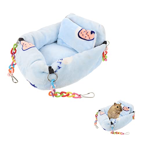 VERDANVERSE Farbige Hängematte für Hamster Ratten und Chinchillas Bequemes Schlafbett für Kleintiere Installieren Sorgt für Entspannung und Schlaf für Käfige und Gehege von VERDANVERSE