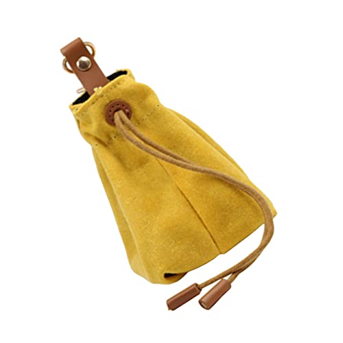 VERDANVERSE Futterautomat Für Haustiere Hündchen Leckereien Beutel Tasche Für Hundeleckereien Leckerlis Für Das Hundetraining Leckereien Für Das Welpentraining Spender Yellow Segeltuch von VERDANVERSE