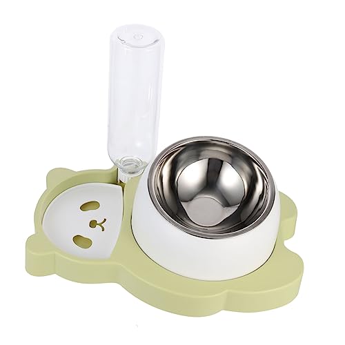 VERDANVERSE Futternapf für Haustiere automatisch wasserdicht Futterautomat für Haustiere Essen Schnurrbart katzenfutter Heimtierbedarf Futterspender für Katzen Plastik Green VERDANVERSE Futternapf für Haustiere automatisch wasserdicht Futterautomat für Haustiere Essen Schnurrbart katzenfutter Heimtierbedarf Futterspender für Katzen Plastik Green von VERDANVERSE