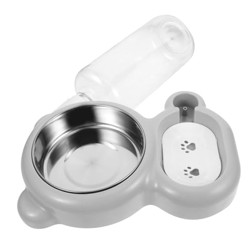 VERDANVERSE Futternapf für Haustiere züchten geneigter Katzennapf Futterautomat für Katzenfutter Schüssel entzückender Katzennapf Automatischer Wasserbehälter Plastik Grey VERDANVERSE Futternapf für Haustiere züchten geneigter Katzennapf Futterautomat für Katzenfutter Schüssel entzückender Katzennapf Automatischer Wasserbehälter Plastik Grey von VERDANVERSE