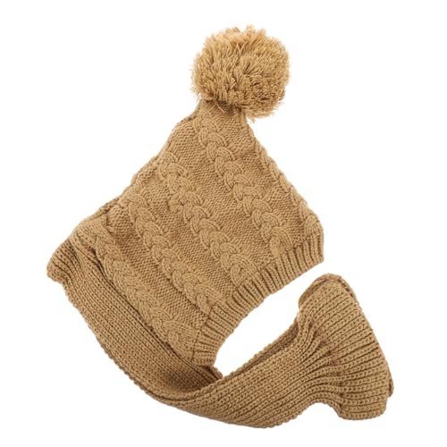 VERDANVERSE Gestrickte Hundemütze mit Schal Wintermütze für Kuscheliges Design für Kalte Schützt Kälte und Wind Erhältlich für Kleine und Große VERDANVERSE Gestrickte Hundemütze mit Schal Wintermütze für Kuscheliges Design für Kalte Schützt Kälte und Wind Erhältlich für Kleine und Große von VERDANVERSE