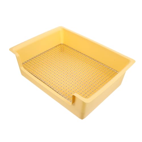 VERDANVERSE Große Kaninchentoilette Ecktoilette für Kleine Haustiere Wie Meerschweinchen und Hamster Langlebige und Sichere Katzentoilette zum Trainieren von Zwergkaninchen und Kleintieren von VERDANVERSE