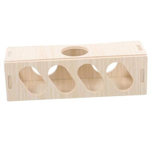VERDANVERSE Großer Holz Tunnel Versteckspielzeug für Kleintiere Wie Hamster Meerschweinchen Mäuse Bissfestes Versteck und Erkundungstunnel Fördert Bewegung und Spielspaß im Käfig VERDANVERSE Großer Holz Tunnel Versteckspielzeug für Kleintiere Wie Hamster Meerschweinchen Mäuse Bissfestes Versteck und Erkundungstunnel Fördert Bewegung und Spielspaß im Käfig von VERDANVERSE