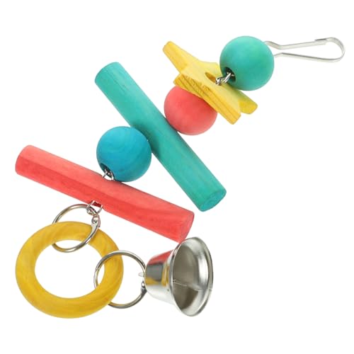 VERDANVERSE Papageien Kauspielzeug Aus Holz Buntes Hängendes Spielzeug Für Vögel Zur Befriedigung des Kau Und Spielbedarfs Für Wellensittiche Und Andere Kleine Vögel VERDANVERSE Papageien Kauspielzeug Aus Holz Buntes Hängendes Spielzeug Für Vögel Zur Befriedigung des Kau Und Spielbedarfs Für Wellensittiche Und Andere Kleine Vögel von VERDANVERSE