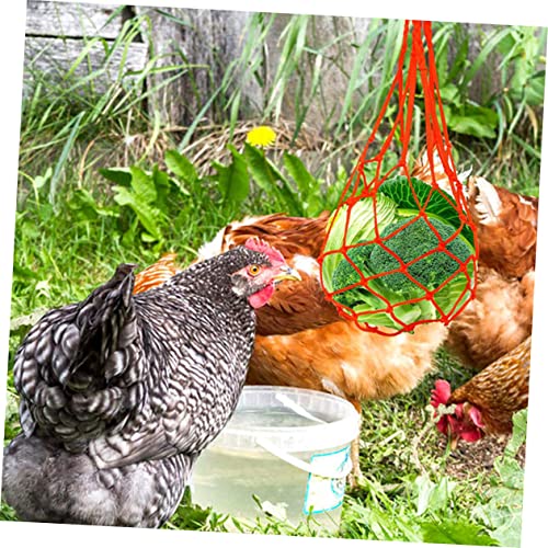 VERDANVERSE Hängender Gemüse und Obstspender für Hühner und Papageien Leichtes Futternetz Teiliges Fütterungsspielzeug für Geflügel und Käfigvögel für Balkon VERDANVERSE Hängender Gemüse und Obstspender für Hühner und Papageien Leichtes Futternetz Teiliges Fütterungsspielzeug für Geflügel und Käfigvögel für Balkon von VERDANVERSE