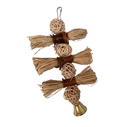 VERDANVERSE Raffia Und Rattan Kau-Spielzeug Für Vögel Hängendes Nibbling Spielzeug Für Papageien Und Nymphensittiche Strapazierfähiges Vogelspielzeug Zur Zahnpflege Und VERDANVERSE Raffia Und Rattan Kau-Spielzeug Für Vögel Hängendes Nibbling Spielzeug Für Papageien Und Nymphensittiche Strapazierfähiges Vogelspielzeug Zur Zahnpflege Und von VERDANVERSE