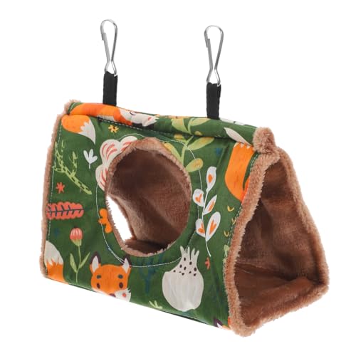 VERDANVERSE Hängendes Vogelnest aus Dreieckige Vogel Hängematte für Winter Warmes und Sicheres Vogelhaus für Kleine Vögel und Papageien Attraktives Design für Spiel und Schlaf von VERDANVERSE