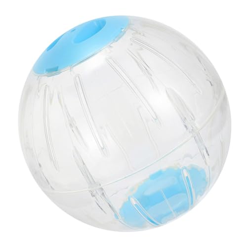 VERDANVERSE Hamster-Gymnastikball Spielzeughamster Haustier Käfighamster Hund Untertasse Hamster Hamster Laufrad klare Hamsterbälle Hamster Laufball STK Sky-Blue von VERDANVERSE