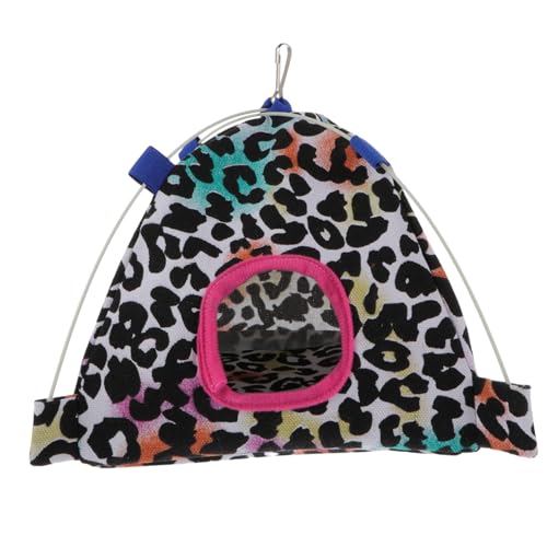 VERDANVERSE Hamster Hängendes Haustierzelt aus Sicherem Material Abnehmbares Nest mit Aufhängehaken Warmes Nest für Kleine Tiere Wie Hamster Meerschweinchen Eichhörnchen Zufällige Farbe von VERDANVERSE