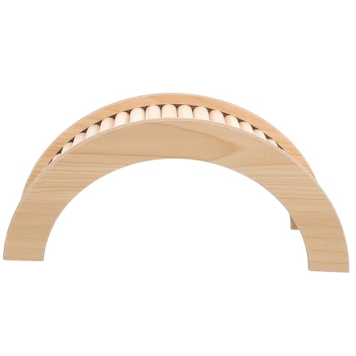 VERDANVERSE Hamster Holzbrücke Mittelgroß Kletterspielzeug aus Natürlichem Holz für Meerschweinchen Ratten und Kleintiere als Spielplatz und Nagerspielzeug Geeignet von VERDANVERSE
