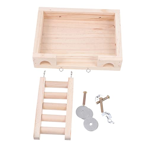 VERDANVERSE Hamster Spielplattform Aus Holz Mit Kletterleiter Kleintier Spielzeug Für Käfige Für Hamster Zwerghamster Mäuse Und Andere Haustiere Installieren Und Sicher Zu Benutzen VERDANVERSE Hamster Spielplattform Aus Holz Mit Kletterleiter Kleintier Spielzeug Für Käfige Für Hamster Zwerghamster Mäuse Und Andere Haustiere Installieren Und Sicher Zu Benutzen von VERDANVERSE