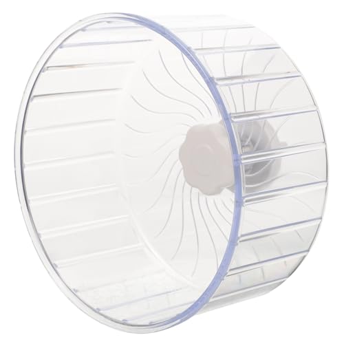 VERDANVERSE Hamster Laufrad Leise mit Doppel Lager Langlebiges Laufrad für Zwerghamster Mäuse und Kleine Kleintiere Transparentes Trainingsspielzeug für Haustierkäfig von VERDANVERSE