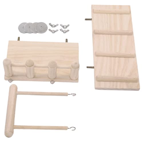 VERDANVERSE Hamster Plattform mit Leiter Holzspielzeug für Nagerkäfig Spiel und Ruhegelegenheit für Hamster Meerschweinchen Kleine Tiere Einfache Langlebig Dekorativ VERDANVERSE Hamster Plattform mit Leiter Holzspielzeug für Nagerkäfig Spiel und Ruhegelegenheit für Hamster Meerschweinchen Kleine Tiere Einfache Langlebig Dekorativ von VERDANVERSE