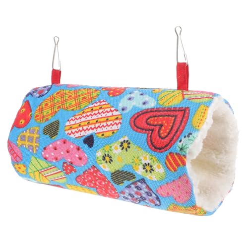 VERDANVERSE Hamster Tunnel Kuschelhöhle Groß Plüschspielzeug für Meerschweinchen Chinchillas und Kleine Haustiere Sicherer Schlafplatz und Rückzugsort von VERDANVERSE