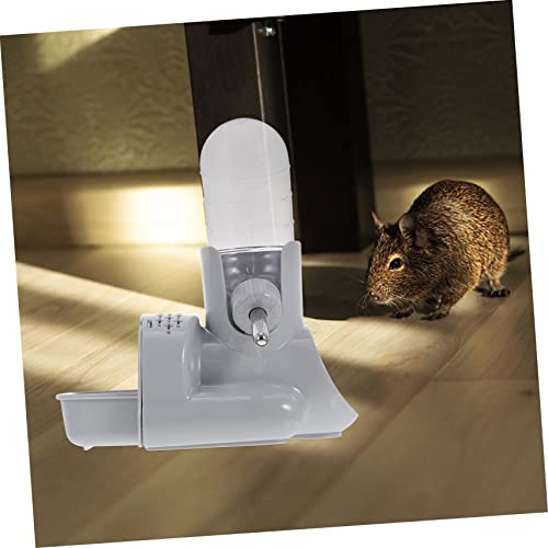 VERDANVERSE Hamster Wasserflasche Stehend aus Premium Kunststoff mit Edelstahl Kugelventil Auslaufsicher Multifunktion als Trinkflasche und Versteckspielzeug Transparent Geeignet für Hamster von VERDANVERSE