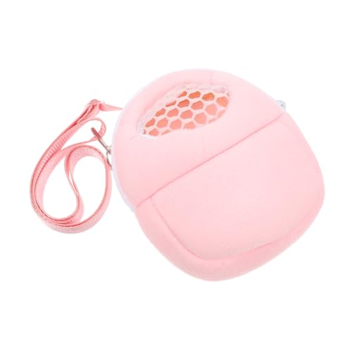 VERDANVERSE Hamster-umhängetasche Hasenschlinge Hasenträger Für Kaninchen Hasen-reiseträger Kaninchen Tragetasche Hamster -trägertasche Taschen Zum Transport Von Tieren Hamstertasche Rosa Samt von VERDANVERSE