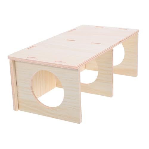 VERDANVERSE Hamsterhaus Aus Holz: Mehrkammer-Igel-versteck-Tunnel, Abnehmbares Versteck, Aktivitätsraum, Erkundungsspielzeug, Lebensraum Für Ratten, Dekoration Für Mäuse, Kleine Haustiere VERDANVERSE Hamsterhaus Aus Holz: Mehrkammer-Igel-versteck-Tunnel, Abnehmbares Versteck, Aktivitätsraum, Erkundungsspielzeug, Lebensraum Für Ratten, Dekoration Für Mäuse, Kleine Haustiere von VERDANVERSE