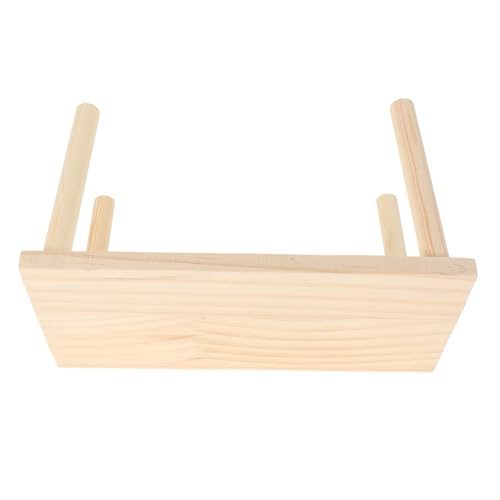 VERDANVERSE Hamsterkäfig-Dachboden Hamster Hamster Spielplatz Kleintier Chinchilla Hamster zubehör Hamsterspielplattform aus Holz Hamster Holzplattform hölzern von VERDANVERSE