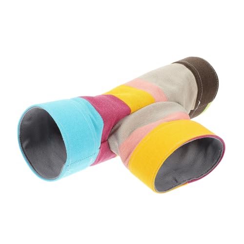 VERDANVERSE Hamsterspieltunnel Hamster hamsterspielzeug Comfortable pet Toy Pet Exercise Toy Hasen Haustier drinnen klein Faltbarer Hasentunnel Pet-Bohrrohr Segeltuch von VERDANVERSE