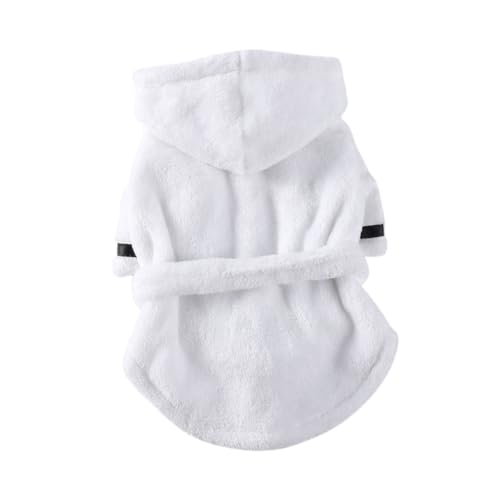 VERDANVERSE Haustier Bademantel Trocknen mit Hund Badetuch Hundebademäntel für kleine Hunde Trockenmantel für Hunde Kleidung Hundebadeshandtuch Hundebadetuchrobe Polyester Weiß VERDANVERSE Haustier Bademantel Trocknen mit Hund Badetuch Hundebademäntel für kleine Hunde Trockenmantel für Hunde Kleidung Hundebadeshandtuch Hundebadetuchrobe Polyester Weiß von VERDANVERSE