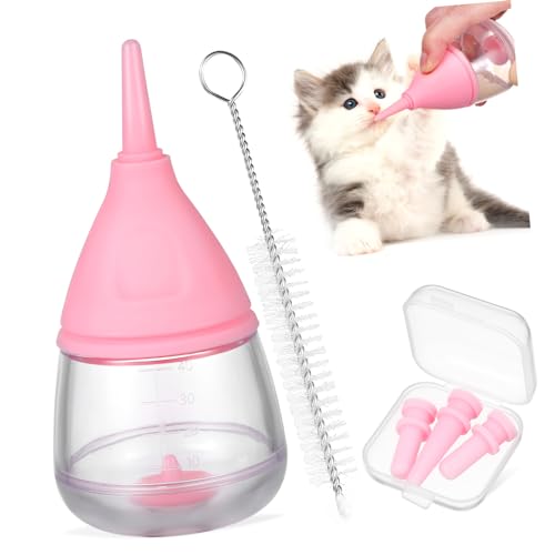 VERDANVERSE Haustier Milchflasche für Welpen und Kätzchen Teilig Flasche mit Nippeln und Reinigungsbürste für Neugeborene Süßes Design Messmarkierungen VERDANVERSE Haustier Milchflasche für Welpen und Kätzchen Teilig Flasche mit Nippeln und Reinigungsbürste für Neugeborene Süßes Design Messmarkierungen von VERDANVERSE