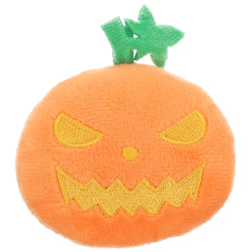 VERDANVERSE Haustier-Plüschpuppe Zahnen drinnen Katze für Wohnungskatzen quietschend Interactive cat Toy plüschkatze Katzen spielsachen Katze Stofftier Plüschtiere für Katzen Orange von VERDANVERSE