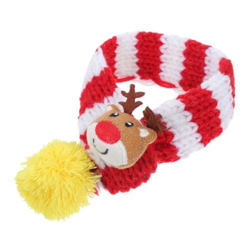 VERDANVERSE Haustier-Schal Nacken Haustierbandanas für Hunde züchten Weihnachten Zu Weihnachts Haustier Schal Gemütlicher Haustier Schal Hund Winterschal Hund Katze Sankt Schal Stricken von VERDANVERSE