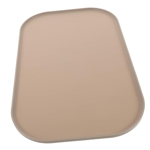 VERDANVERSE Haustier Tischset Große Tierfuttermatte Futterbodenmatte Futterspender Hundespielzeug Verschütten Kühlmatte Für Hunde Hundenapf Katzenfuttermatte Container Wurf Kieselgel Coffee von VERDANVERSE