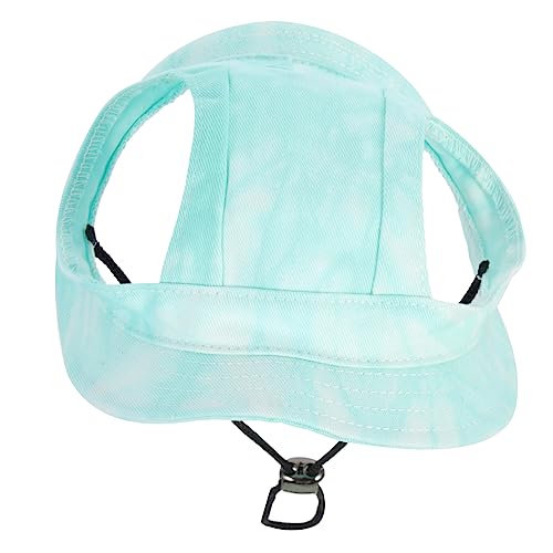 VERDANVERSE Haustier-baseballmütze Hundebaseball Welpe Hund Baseballhut Propeller Design Buntes Haustierhut Kühlung Kappe Für Outdoor-hüte Für Haustiere Großer Hundehut Baumwolle Light Green von VERDANVERSE