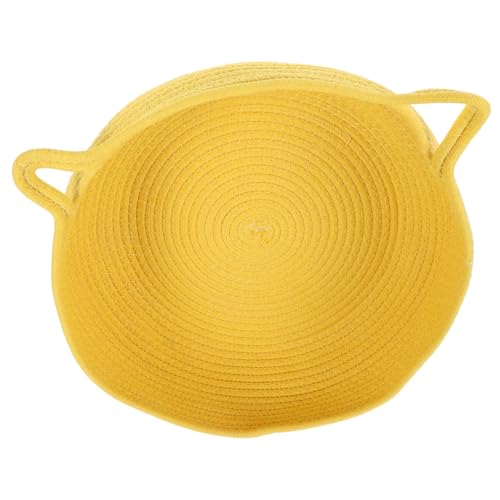VERDANVERSE Haustierbett katzenbett katzenhaus katzenkorb katzenkörbchen Wurf Katzenrohr Käfig Hundebett ruhendes Nest Schlafnest für Haustiere Katze schlafkissen Baumwollseil Yellow VERDANVERSE Haustierbett katzenbett katzenhaus katzenkorb katzenkörbchen Wurf Katzenrohr Käfig Hundebett ruhendes Nest Schlafnest für Haustiere Katze schlafkissen Baumwollseil Yellow von VERDANVERSE