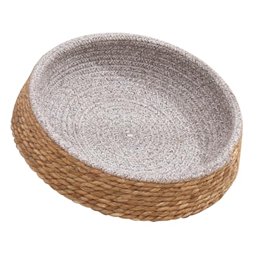 VERDANVERSE Haustiere aus Rattan Kleines Hundebett Gewebtes Katzennest Warmes und Bequemes Schlafnest für Katzen Atmungsaktives Design für Drinnen VERDANVERSE Haustiere aus Rattan Kleines Hundebett Gewebtes Katzennest Warmes und Bequemes Schlafnest für Katzen Atmungsaktives Design für Drinnen von VERDANVERSE