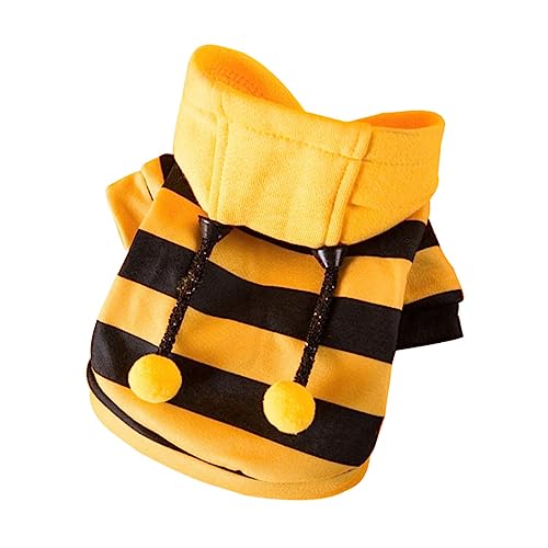 VERDANVERSE Haustierkleidung Mit Kapuze Hunde-Kapuzenpullover Klein Hunde-Outfit Hundeanzug Welpen-Hoodie Haube Bein Kleider Für Den Winter Weihnachtshund-Hoodie Kalt Gelb Fleecestoff VERDANVERSE Haustierkleidung Mit Kapuze Hunde-Kapuzenpullover Klein Hunde-Outfit Hundeanzug Welpen-Hoodie Haube Bein Kleider Für Den Winter Weihnachtshund-Hoodie Kalt Gelb Fleecestoff von VERDANVERSE