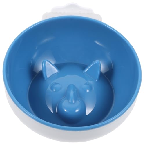 VERDANVERSE Haustiernapf würfelunterlage einhelll pet Bowl Hamsternapf hundedreckes Kiste Wasserschale Katzenfutter Haustier Hund Schüssel Hund wassernapf Kiste Schüssel Plastik Sky-Blue von VERDANVERSE