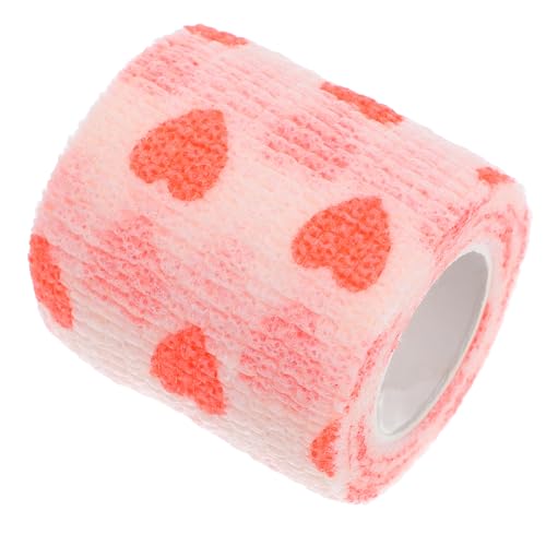 VERDANVERSE Selbsthaftender Tierverband Für Hunde Katzen Und Vögel Elastische Selbstklebende Bandage Aus Gewebtem Material Für Wunden Rot Für Pfoten Und Beinverletzungen von VERDANVERSE