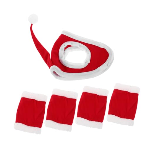 VERDANVERSE Holiday Horse Costume Accessory mit Weichem Hut und Xmas Beinwickeln Schnelles Anlegen mit Schnallen Komfortabel für Partys und Weihnachtsparaden VERDANVERSE Holiday Horse Costume Accessory mit Weichem Hut und Xmas Beinwickeln Schnelles Anlegen mit Schnallen Komfortabel für Partys und Weihnachtsparaden von VERDANVERSE