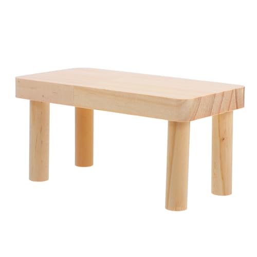 VERDANVERSE Holz Hamster Plattform für Kleine Haustiere und Naturbelassen für Hamster Meerschweinchen und Andere Kleintiere Kletter und Ruheplatz für Spielspaß von VERDANVERSE