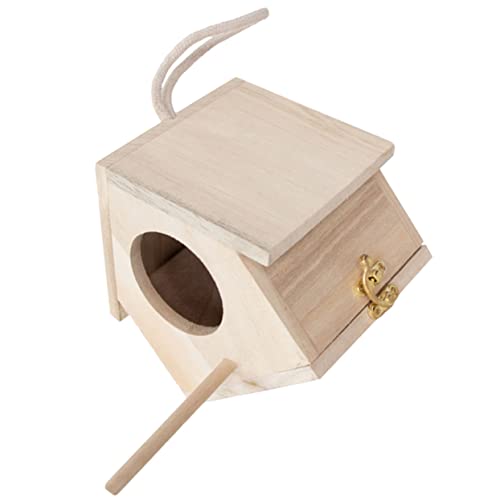 VERDANVERSE Holz Vogelhaus für Kleine Hängend Nistkasten für Wetterfestes Design für Garten Funktional VERDANVERSE Holz Vogelhaus für Kleine Hängend Nistkasten für Wetterfestes Design für Garten Funktional von VERDANVERSE