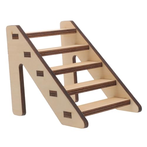 VERDANVERSE Holzleiter für Kleintiere Stabile Hamster Kletterplattform Natürliches Holzspielzeug Mittlere Sicheres Trainingsspielzeug für Hamster Meerschweinchen Mäuse und Kleine Haustiere im VERDANVERSE Holzleiter für Kleintiere Stabile Hamster Kletterplattform Natürliches Holzspielzeug Mittlere Sicheres Trainingsspielzeug für Hamster Meerschweinchen Mäuse und Kleine Haustiere im von VERDANVERSE