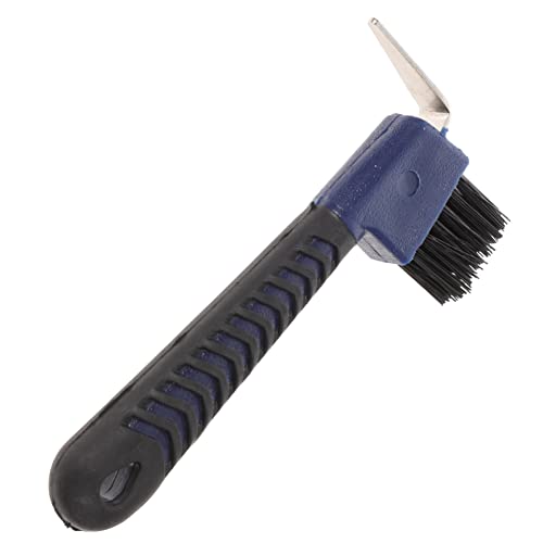 VERDANVERSE Hufpickel mit Bürste Robuster Hufkratzer für Pferdepflege Ergonomischer Langlebig und Rostfrei Auskratzen von Hufen Zufällig von VERDANVERSE